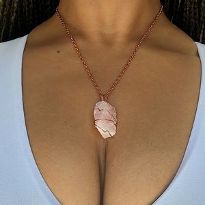 One of a Kind, Rose Quartz Necklace